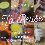 20 Ways to Reuse your Wacky Apple Containers