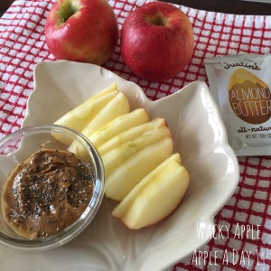 Apple and Justin's nut butter